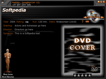 MyDVDs screenshot