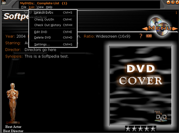 MyDVDs screenshot 2