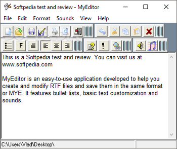 MyEditor screenshot