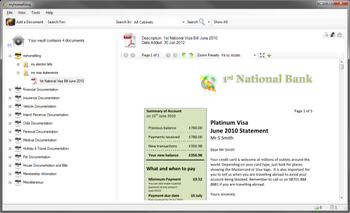 myHomeFiling screenshot