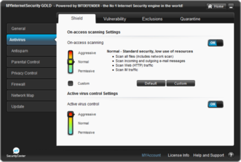 MYInternetSecurity 64 bit screenshot 2