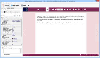 Myjad Flipbook Maker screenshot