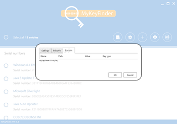 MyKeyFinder screenshot 4