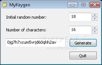 MyKeyGen screenshot