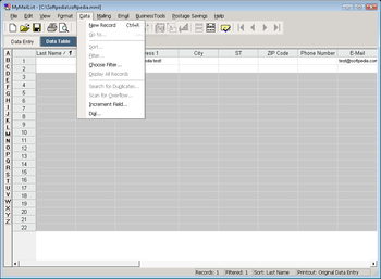 MyMaillist Deluxe screenshot 3
