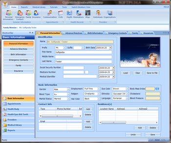 myMedirecs Personal Medical Records and History System screenshot