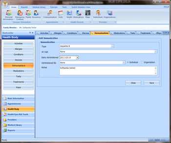 myMedirecs Personal Medical Records and History System screenshot 5