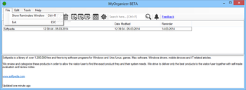 MyOrganizer screenshot 2