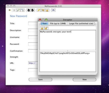 MyPasswords screenshot
