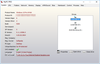 MyPC screenshot