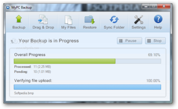 MyPC Backup screenshot 3