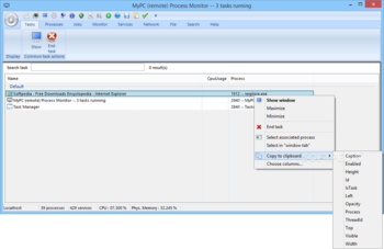 MyPC Remote Process Monitor screenshot 2