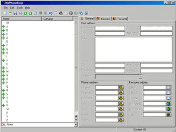 MyPhoneBook screenshot 2