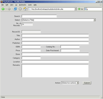 myphpbooks screenshot 2