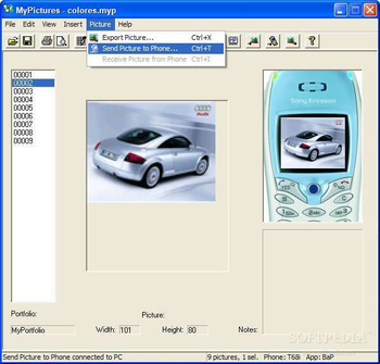 MyPictures for Sony Ericsson screenshot