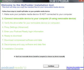 myPodder screenshot
