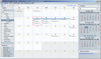 myPortablePIM Netbook Edition screenshot