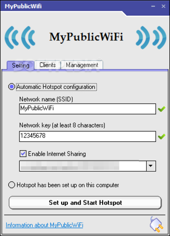 MyPublicWiFi screenshot