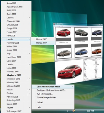 MyScreenSaver Builder for Vista screenshot