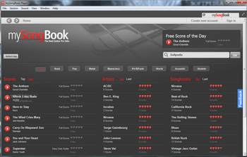 mySongBook Player screenshot