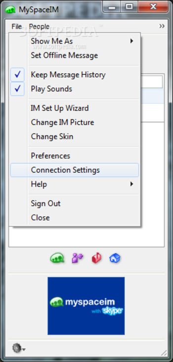 MySpaceIM screenshot 2
