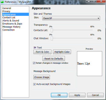MySpaceIM screenshot 6