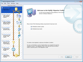 MySQL Administrator screenshot