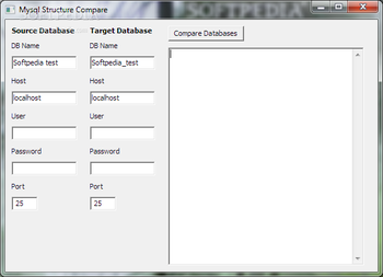 Mysql Structure Compare screenshot