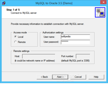 MySQL-to-Oracle screenshot