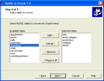 MySQL-to-Oracle screenshot 3