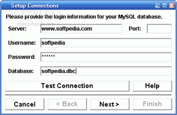 MySQL to Text Files Import, Export & Convert Software screenshot