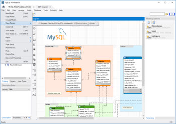 MySQL Workbench screenshot 2