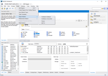 MySQL Workbench screenshot 3