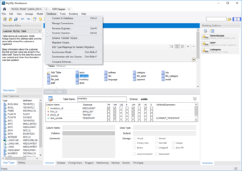 MySQL Workbench screenshot 4