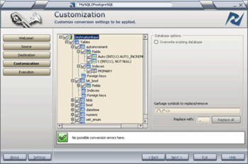 MySQL2PostgreSQL PRO screenshot 2