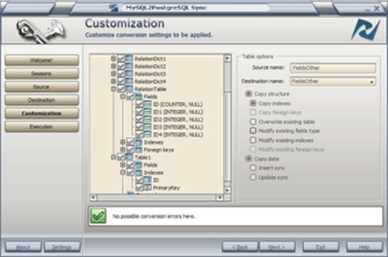 MySQL2PostgreSQL Sync screenshot 2