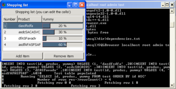 MySQLBrowser screenshot