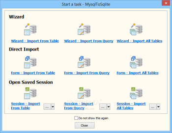 MysqlToSqlite screenshot 3