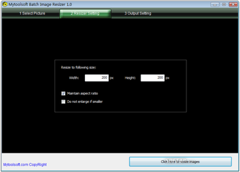 Mytoolsoft Batch Image Resizer screenshot 2