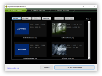 Mytoolsoft Image Resizer screenshot