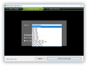 Mytoolsoft Image Resizer screenshot 2