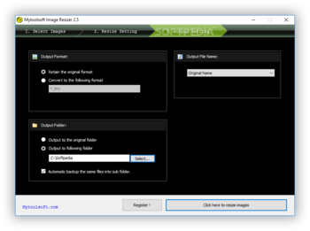Mytoolsoft Image Resizer screenshot 3