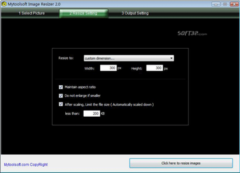 Mytoolsoft Image Resizer screenshot 2