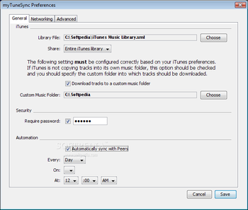myTuneSync screenshot 2