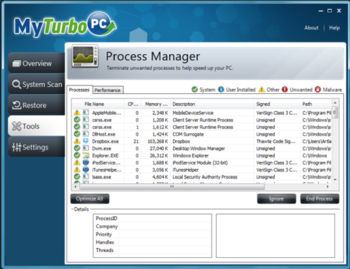 MyTurboPC screenshot