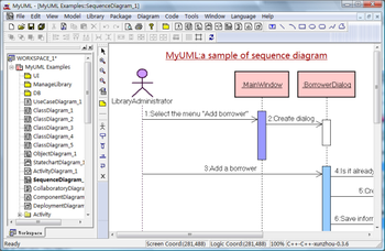 MyUML screenshot