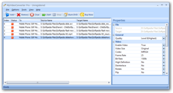 MyVideoConverter Pro screenshot