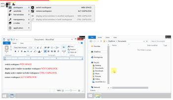 Mywe Virtual desktop screenshot