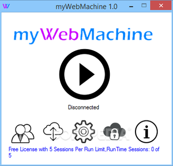 myWebMachine LAN screenshot