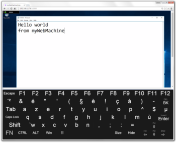 myWebMachine screenshot 5